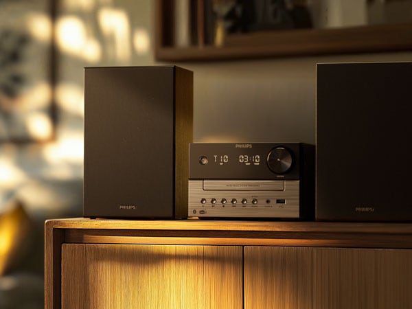 Bucură-te de toată muzica ta cu microsistemul audio Philips