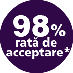 Accepted by 98% of the babies